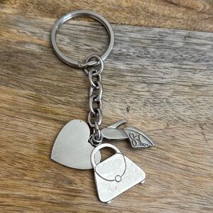 Heart and Bag Keychain